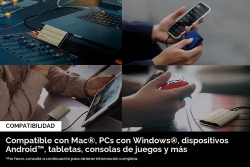 Vista 4 de Samsung T7 Shield - Unidad externa de estado sólido portátil USB 3.2 de 1 TB, resistente al agua IP65, compatible con PC/Mac/Android/Consolas
