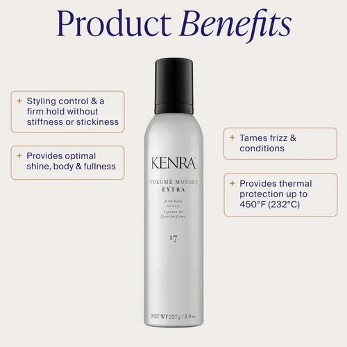 Vista 2 de Kenra Volumen Extra Mousse N°17