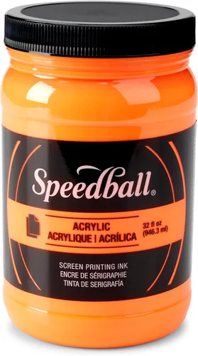 Vista 3 de Speedball 004657 Tinta acrílica para serigrafía, 32.0 fl oz, 32 onzas líquidas, color negro
