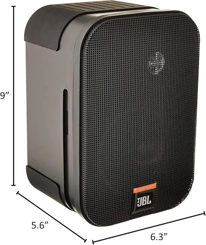 Vista 5 de JBL Professional CSS-1S/T compacto de 2 vías de alto rendimiento, 60 vatios, 5.25 pulgadas, 70 V/8 ohmios, satélite pasivo compacto, altavoces