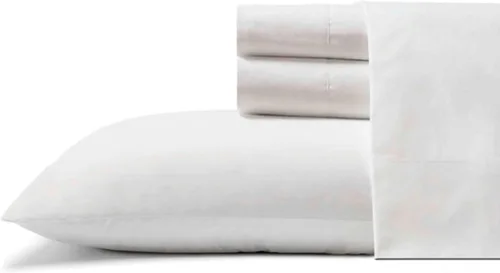 Tommy Bahama - Juego de sábanas tamaño individual, ropa de cama de 100 % algodón percal con una sensación crujiente y fresca, bolsillos profundos,