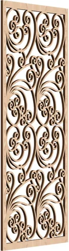 Vista 13 de Ekena Millwork WALW10X25X0250MALBI Marilla Paneles de pared decorativos de madera con calado, 9 3/8 pulgadas de ancho x 24 3/8 pulgadas de alto