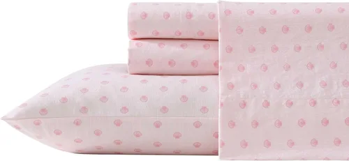 Vista 18 de Laura Ashley - Juego de sábanas individual, ropa de cama de percal de algodón fresca y suave con bolsillos profundos, ligera para comodidad durante