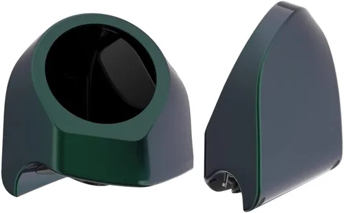 Vista 453 de Advanblack Alpine Green Tour Pack - Paquete de altavoces de 6.5 pulgadas, carcasa de audio trasera, color a juego, ajuste Harley King Tour Pack