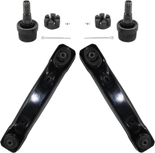 Vista 100 de Detroit Axle - Kit de 4 brazos de control de extremo delantero para Dodge Dart 13-16, Chrysler 200 15-17, 2 brazos de control inferiores, 2 extremos