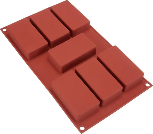 Vista 3 de Silikomart Formas de molde de silicona de la colección clásica, ladrillo poco profundo, grande