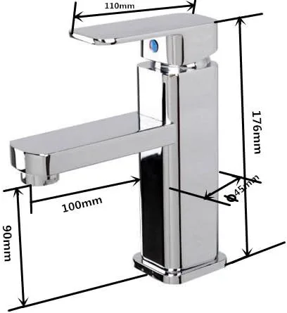 Vista 2 de Greenspring llave mezcladora con manija única para lavabo de baño