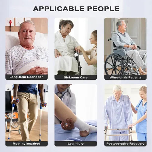 Vista 8 de Cinturones de marcha para personas mayores, cinturón de transferencia con asas, cinturones de puerta médicos para ancianos, cinturón para caminar