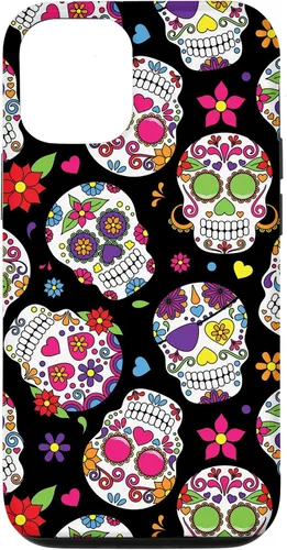 Vista 28 de Dead Sugar Skulls Case Sugar Skull Day of The Dead Case for iPhone 17