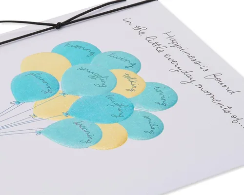 Vista 5 de American Greetings tarjeta de aniversario de matrimonio con cinta, Everyday Moments Wedding