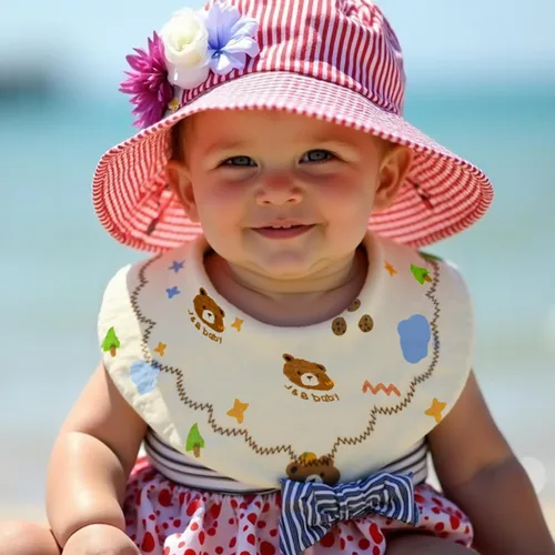 Vista 5 de Baberos de muselina para bebé niña niño para babeo y dentición, paquete de 10