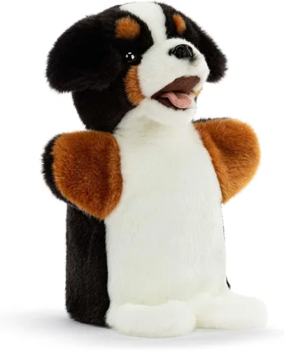 Vista 3 de DEMDACO Animalcraft - Marioneta de peluche de 11 pulgadas, color negro y marrón