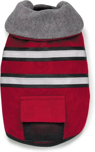 Vista 13 de Chaquetas reflectantes para perros, Casual Canine 12" Small, color verde