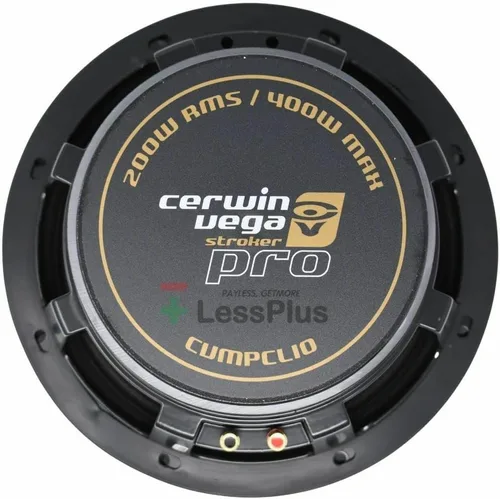 Vista 5 de Cerwin Vega CVMPCL10 10 pulgadas 500 vatios gama completa de altavoces dorados de rango medio Stroker Pro Series
