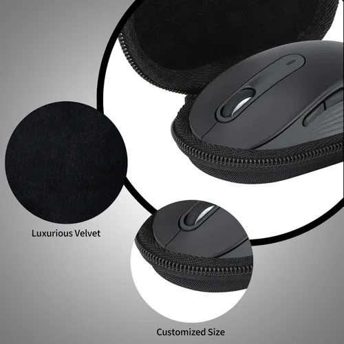 Vista 4 de Funda compatible con Logitech Signature M650 / M550 - Mouse de manos pequeñas a medianas (grafito)