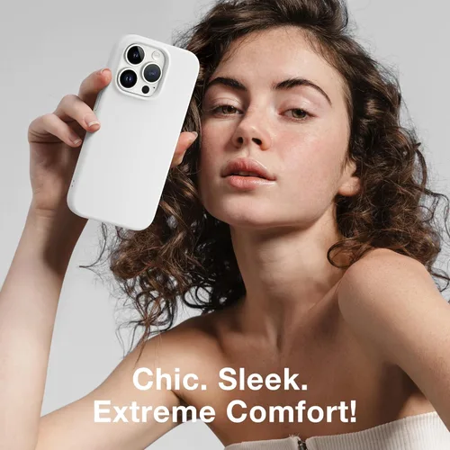 Vista 1888 de GONEZ Funda magnética para iPhone 14, compatible con Magsafe, con protector de pantalla + protector de cámara, forro de microfibra antiarañazos