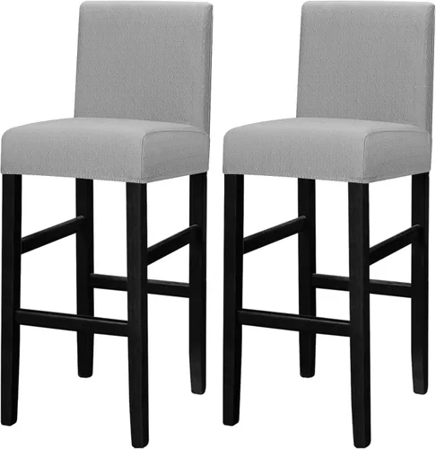 Vista 16 de Lellen - Fundas para taburete de bar de jacquard, fundas para silla de taburete de bar, fundas para silla de bar, fundas para taburete de bar