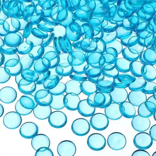 Vista 12 de HappyFiller 630 PCS Canicas Planas de Acrílico Gemas de Cristal Falsas para Rellenos de Jarrones de Vidrio, Manualidades, Confeti de Fiesta, Centros