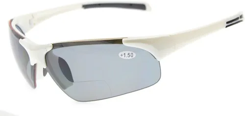 Eyekepper TR90 Gafas de sol bifocales sin montura irrompibles para deportes de béisbol, correr, pesca, conducción, golf, softbol, senderismo