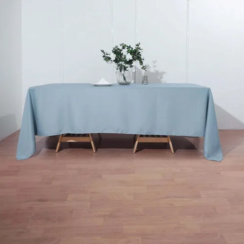 Vista 195 de Efavormart - Mantel rectangular, 60 x 102 pulgadas, resistente a las manchas y a las arrugas, lavable, mantel decorativo oblongo de tela de Amatista