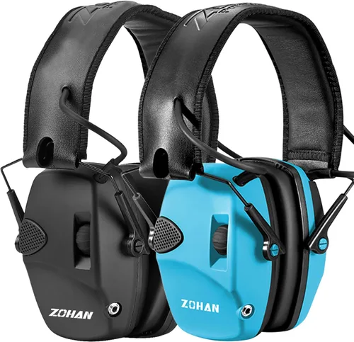 Vista 9 de ZOHAN EM054 Electronic Ear Protection for Shooting Range with Sound Amplification Noise Reduction, Ear Muffs for Gun Range