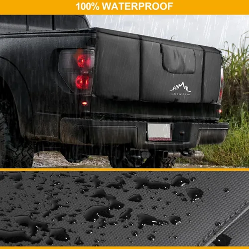 Vista 6 de Himal Outdoors - Almohadilla para puerta trasera para bicicleta de montaña, almohadilla de protección para puerta trasera con bolsillos