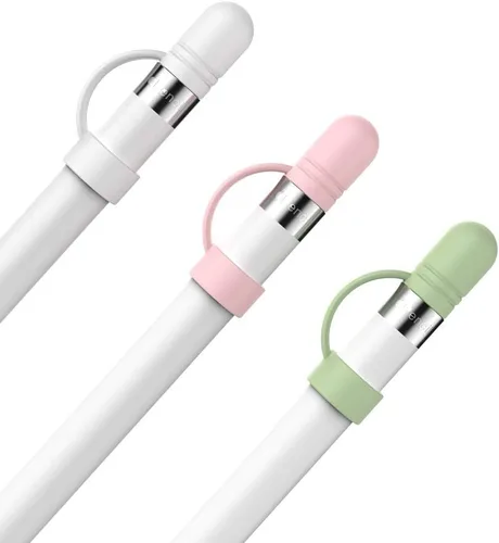 Vista 15 de AHASTYLE Tapa de silicona para Apple Pencil de 1ª generación, paquete de 3 unidades, antipérdida, tapa de repuesto compatible con Apple Pencil de 1ª