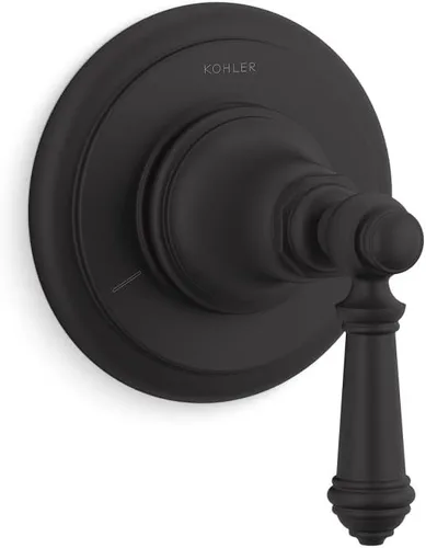 KOHLER T72770-4-BL Artifacts Mastershower - Válvula de transferencia con manija de palanca, color negro mate