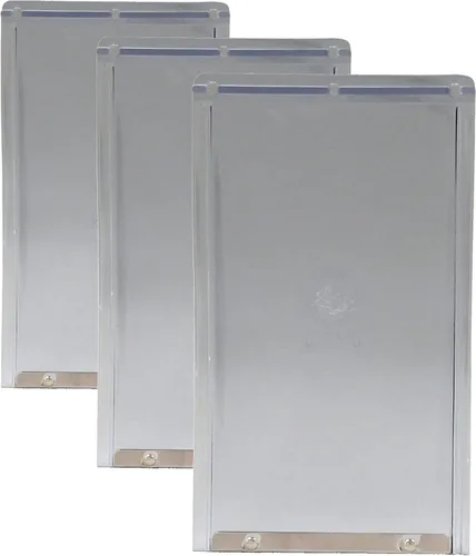 Vista 4 de Ideal Pet Products Solapa de repuesto de vinilo transparente, pequeña, tamaño de solapa de 5" x 7