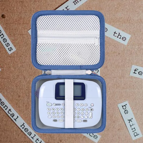 Vista 7 de khanka Reemplazo de estuche de viaje duro para rotuladora Brother P-Touch PTM95, solo funda