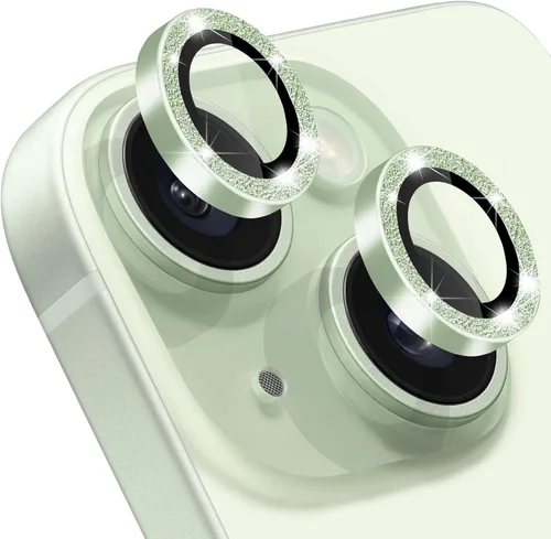 Vista 18 de Protector de lente de cámara compatible con iPhone 15 y 15 Plus, cubierta antiarañazos, protector de lente de vidrio templado 9H, protector