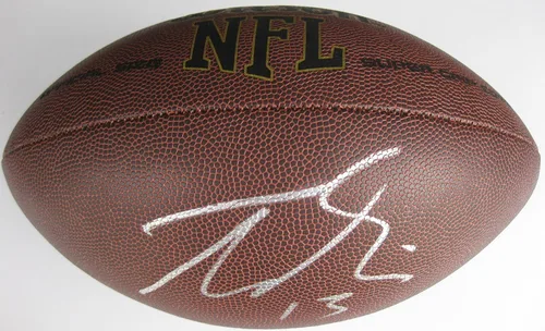 Trevor Siemian, Minnesota Vikings, Denver Broncos, Northwestern, Signed, Autographed, NFL Football, a Coa with the Proof Photo of Trevor Signing