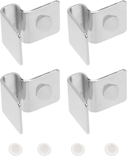 4 clips de tapa de acuario para acuario, cubierta de vidrio para acuario, abrazaderas de soporte de acrílico transparente, accesorios para peceras