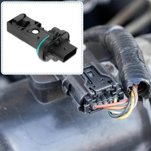 Vista 2 de X AUTOHAUX 0280218433 Sensor de flujo de aire de masa de coche Medidor MAF Sensor de flujo de aire Reemplazo para Vauxhall para Astra J