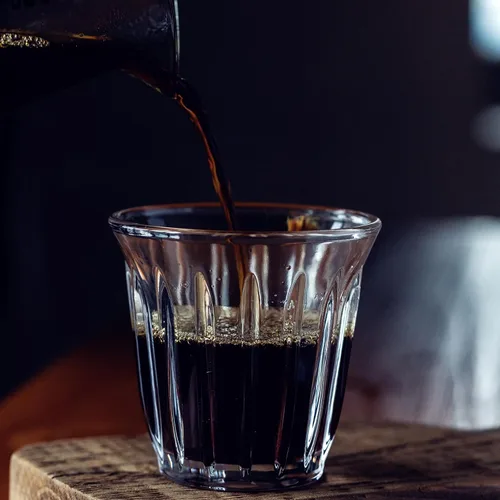 Vista 7 de MHW-3BOMBER Juego de 6 vasos pequeños de vidrio con leche de 3 onzas para expreso, whisky, vodka, licores y licores G6190