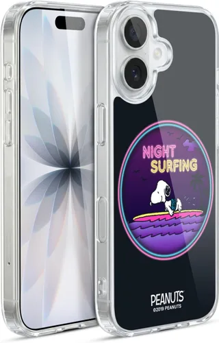 Vista 20 de Head Case Designs Funda de gel suave con licencia oficial de Peanuts Tropical Surf Snoopy Aloha Disco compatible con Apple iPhone 13 Mini