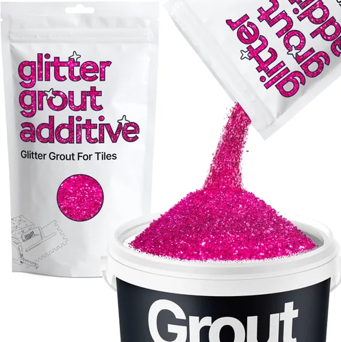 Vista 14 de Hemway Glitter Grout Tile Additive - Aditivo de lechada con purpurina para azulejos, 100 g/ 3.53 onzas, para azulejos de baño o cocina