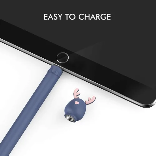 Vista 4 de AhaStyle Funda para Apple Pencil de 1ª generación, linda funda de silicona suave de dibujos animados, accesorios compatibles con Apple Pencil de 1ª