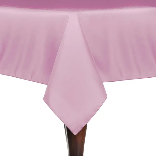 Vista 21 de Ultimate Textile Mantel rectangular de lino de poliéster de 60 x 90 pulgadas, color lila y morado claro