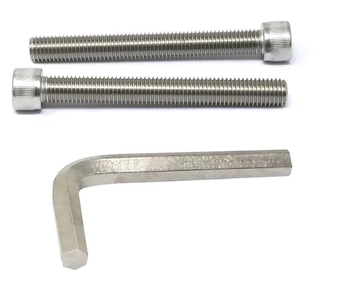 Vista 157 de iexcell Kit de tornillos de cabeza hexagonal de acero inoxidable 304, 100 unidades M2 x 0.157 in, paso de rosca de 0.016 in