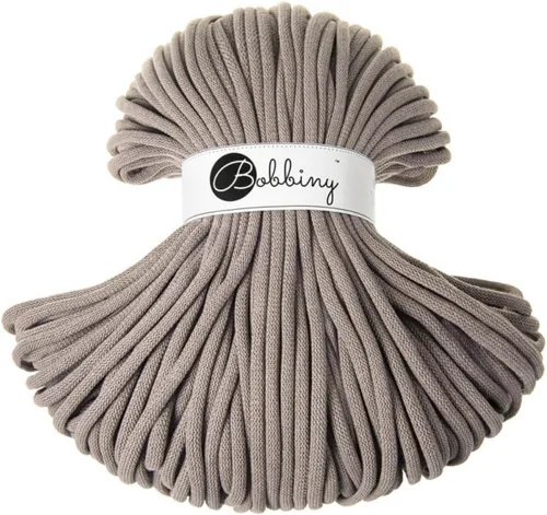 Vista 15 de Bobbiny - Cordón trenzado de macramé jumbo de 9 mm (color aloe), 108 yardas/330 pies