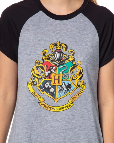 Vista 3 de Harry Potter - Camisón de pijama para dormir con cresta de Hogwarts para niños