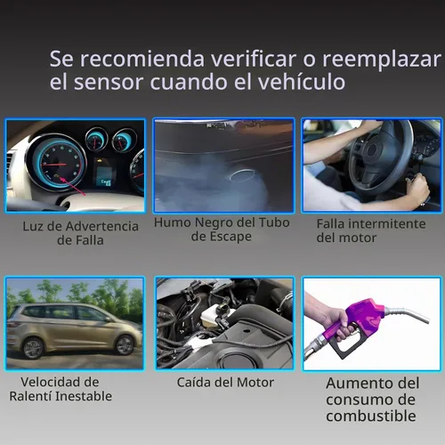 Vista 6 de Sensor absoluto del colector AS429 MAP para 12-21 Buick Chevy 1.4L