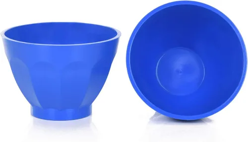 Vista 4 de Mintra Home Cuencos y bandejas irrompibles (colección Bold), azul oscuro, (tazón pequeño, 4 unidades, 8 onzas)