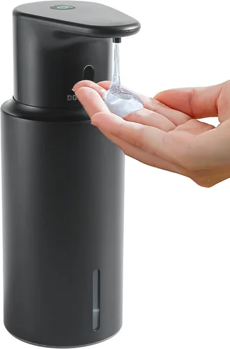 Vista 12 de Dispensador de jabón automático con espuma sin contacto, cuerpo de botella de acero inoxidable 304 y 16.2oz/480ml, USB recargable, 3 niveles