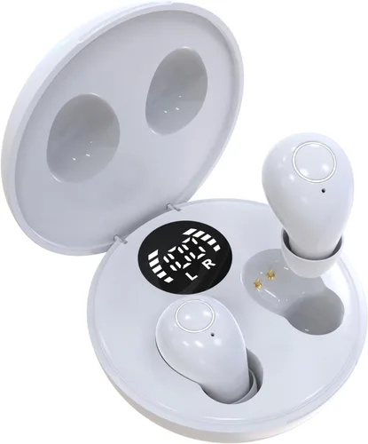 Vista 11 de Auriculares para dormir de lado, ultra mini auriculares inalámbricos Bluetooth 5.4 para dormir, tapones para los oídos ocultos que reducen el ruido