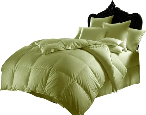 Vista 14 de Soft 1200 Series - Juego de edredón de algodón egipcio de 7 piezas de 500 GSM (edredón + sábana encimera + sábana bajera + 4 fundas de almohada)