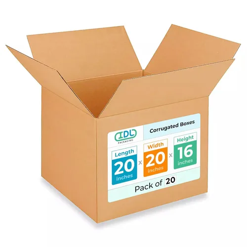 Vista 240 de Cajas largas de mudanza y envío de 18 x 9 x 9 pulgadas (paquete de 10) – Extra resistentes 200 libras frente a las regulares – Cajas de embalaje