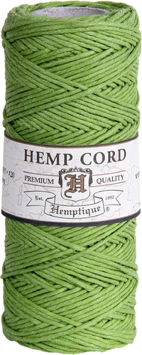 Vista 7 de Hemptique - Cuerda 100 % de cáñamo - Cordón de cáñamo de 205 pies - Hecho con amor - No. Cuerda de 0.78 a 0.82 pies para hacer joyas, macramé