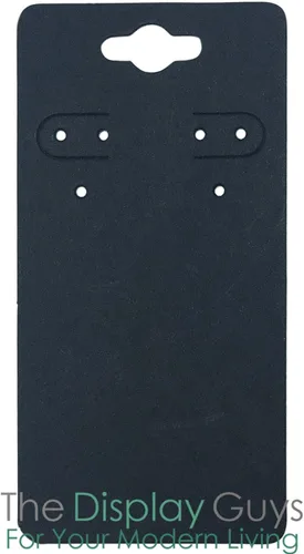 Vista 14 de The Display Guys Pack of 100 pcs 2x2 inch (5x5 cm) White Paper Necklace Earrings Display Hanging Cards for Jewelry Accessory Display
